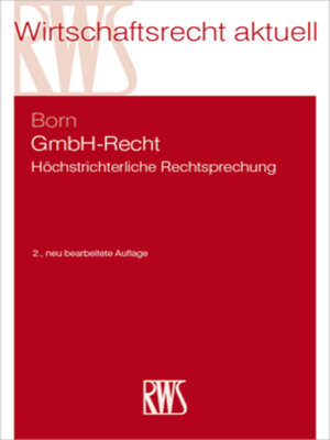 cover image of GmbH-Recht